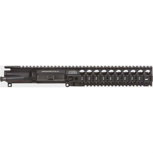 Discover the LMT MRP-L QUAD 5.56MM Upper Receiver, featuring a monolithic design, easy barrel locking system, and 5 QD sling attachment points for versatility.