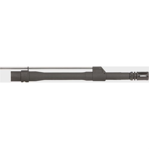 The LMT Monolithic 5.56x45 NATO Rifle Barrel features a low profile gas block, cryogenically treated for durability, and offers various lengths for versatile performance.