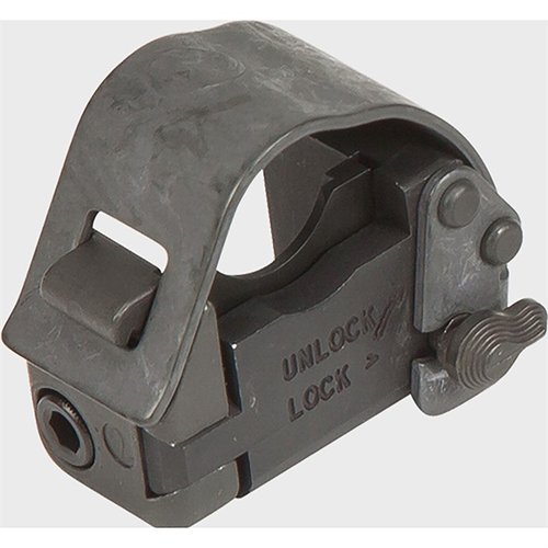 The LMT Defense M203 QD Mounting Bracket offers a quick detach solution for M203, eliminating wire tie mounts and ensuring compatibility with 14.5
