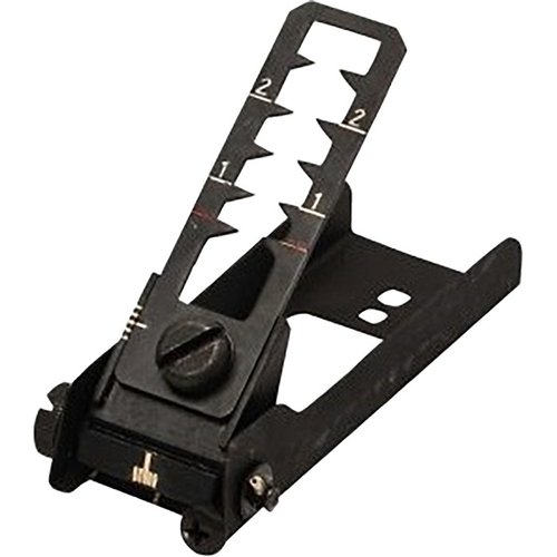 Enhance your accuracy with the LMT Defense M203 Leaf Sight, compatible with carbine/rifle heat shield or 1913 Picatinny rail for versatile mounting options.