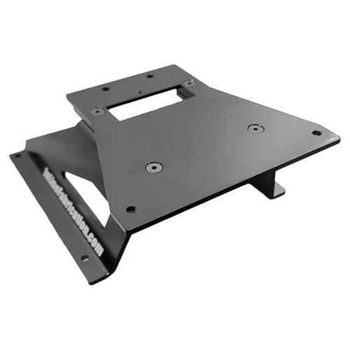 The 4" Micro Quick Change Ultramount features durable 3/16" steel, compact design for optimal bench space, includes legs & base plate for easy top plate swaps.