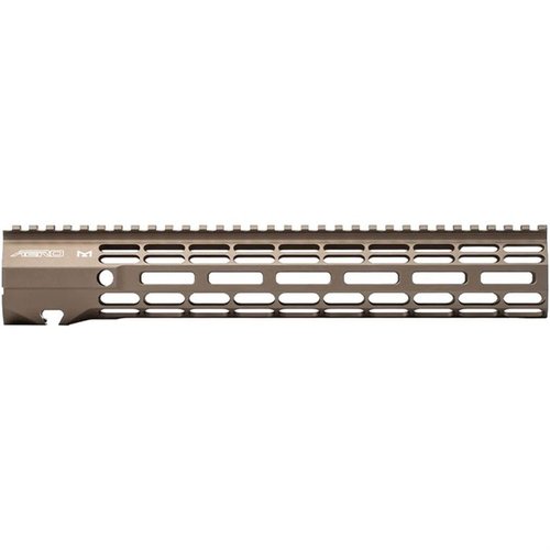 The Aero Precision ATLAS R-ONE Handguard is lightweight, durable, and features a slim profile, with M-LOK compatibility and a full top picatinny rail for attachments.