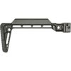 The MIDWEST INDUSTRIES Minimalistic Side Folding Stock features a robust steel mechanism, 5 QD sling attachments, and a comfortable design, enhancing firearm versatility.
