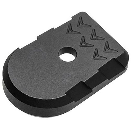 Upgrade your SIG P365 X-MACRO with Tyrant CNC's base plate for improved grip, quicker reloads, and a seamless flush fit, enhancing performance and aesthetics.