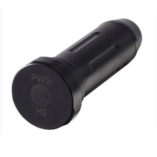 The PWS Enhanced H2 .308 Short Buffer features a fluted design for debris clearance, smoother cycling with a bonded lubrication coating, and is compatible with AR-10 platforms.