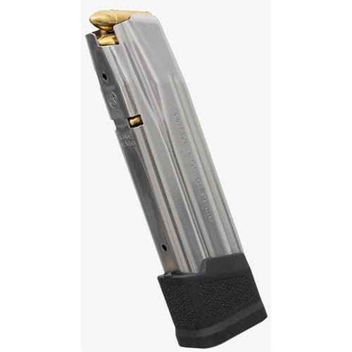 The AMAG 17 SG9 9mm magazine features a corrosion-resistant stainless-steel body, high-visibility follower, and is compatible with all P320/M17 variants.