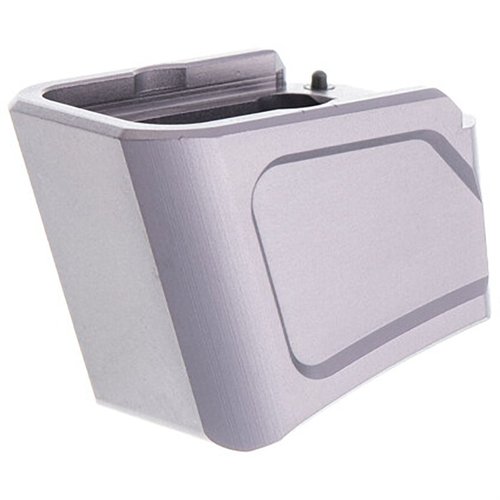 Enhance your Glock with the TYRANT CNC MKI +5/4 Magazine Extension, adding 6 rounds of 9mm capacity, tool-free installation, and superior grip for faster reloads.