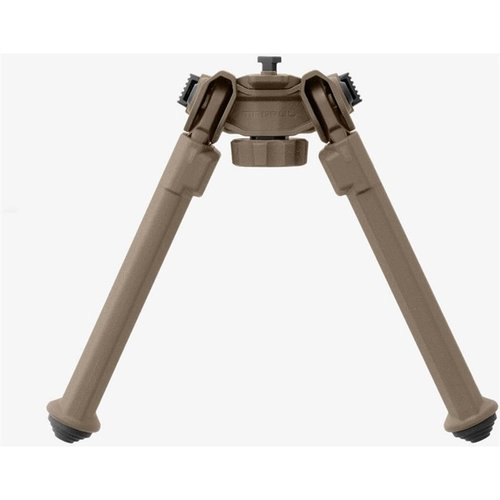 The Magpul MOE QD Bipod for M-LOK offers quick installation, lightweight design, adjustable legs, and versatile feet for stable shooting on various surfaces.