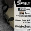 Upgrade your headset with Noisefighters Sightlines Gel Ear Pads, featuring a patented relief cut for glasses, superior noise isolation, and a secure adhesive fit.