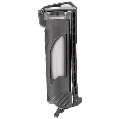 The CELLVAULT-18 securely stores 18650/18350 batteries, featuring waterproof protection, a metal latch, and clear side windows for easy gear status checks.