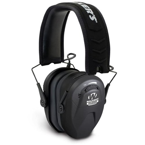Experience superior hearing protection with Walkers Razor Electronic Compact Ear Muffs, featuring fast .02s sound activation and a comfort fit headband for all-day use.