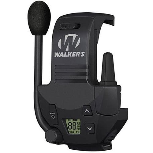 Stay connected during shooting with the Razor Walkie Talkie attachment, featuring 22 channels, 3-mile range, hands-free VOX, and easy integration with muffs.
