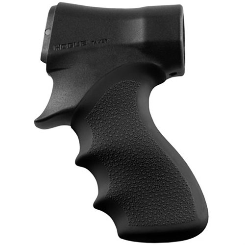 The HOGUE Buttstock Adapter for Remington 870 offers perfect compatibility with Hogue OverMolded Buttstock and forends, includes essential hardware, and is made from durable OverMolded® rubber.
