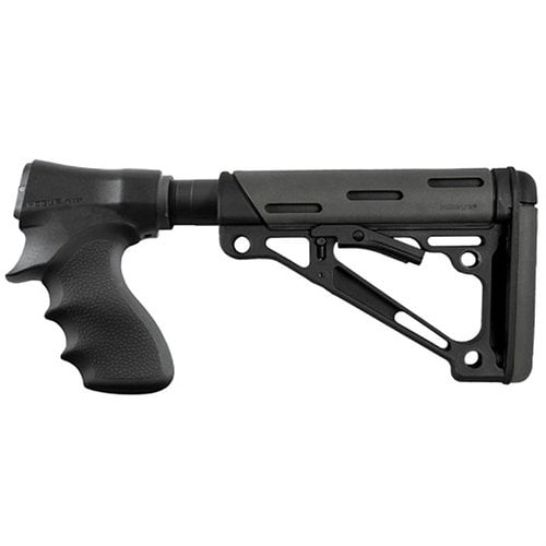 Enhance your Remington 870® with the HOGUE® Buttstock Adapter featuring lightweight construction, anti-rattle design, and cushioned recoil for optimal comfort.