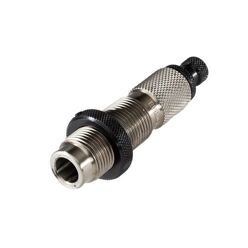 The Redding Seater Die for 25 Creedmoor ensures precise bullet seating with a built-in crimp ring, crafted from premium alloy steel for lasting performance.