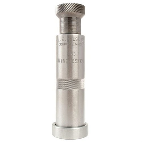 Experience unmatched accuracy with the L.E. Wilson Chamber Type Bullet Seater, designed for perfect bullet and cartridge alignment, ideal for benchrest shooters.