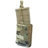 The GBRS Group Single Rifle 5.56 NATO Magazine Pouch offers MOLLE compatibility, bungee retention, and a smooth draw with positive retention for AR-15 magazines.