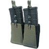 The GBRS Group Double Rifle Magazine Pouch offers MOLLE/BELT compatibility, bungee retention, and a smooth draw for AR-15/AK-47 magazines, all in a compact design.