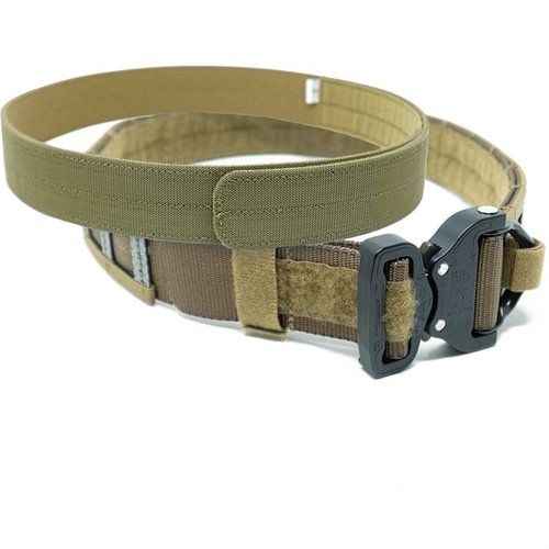 The GBRS Group Assaulter Belt V3 offers a lightweight, flexible design with a rigid platform for secure attachment of holsters and accessories, ensuring comfort and stability.