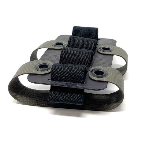 The GBRS Group Shotgun Shell Sleeve offers secure storage and easy access for shotgun shells, designed to fit over Single Rifle Magazine Pouches for efficient reloading.