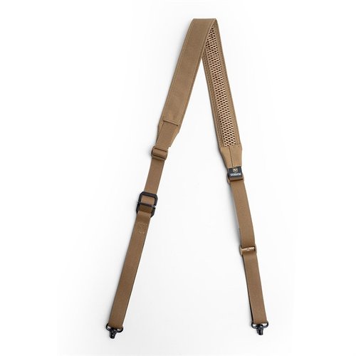 The SIERRATAC Reverso Quick-Detach Sling offers quick adjustments, durable materials, a removable pad for comfort, and comes with pre-installed QD Sling Swivels.