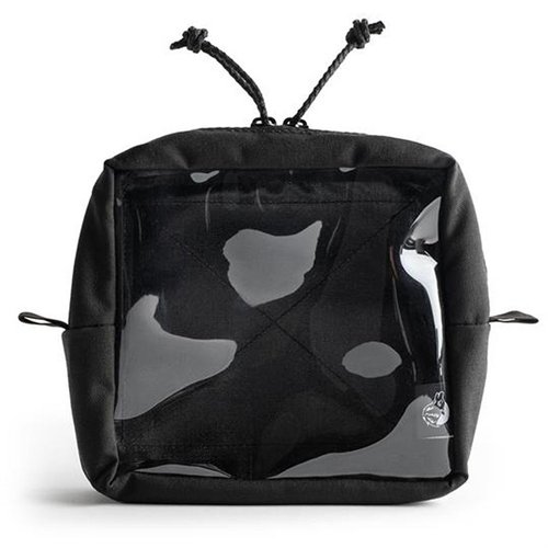 The SPIRITUS SYSTEMS Pouch Somewhere features a clear vinyl front for easy content identification and a hook back for versatile attachment in your gear.