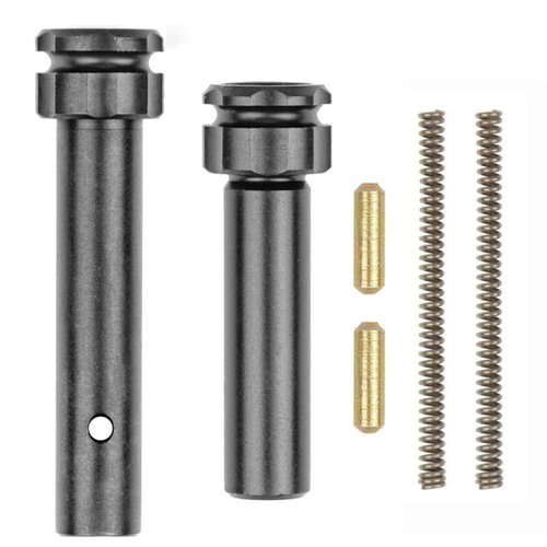 Upgrade your AR-308 with Ascend Enhanced Takedown Pins, featuring precision machining, extended length, improved grip, and easy push dimpled ends.