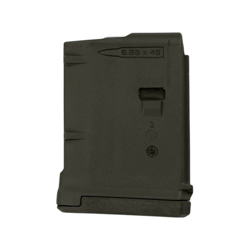 The PMAG AR/M4 GEN M3 offers rugged polymer construction, reliable feeding, and compatibility with various platforms, available in 10 or 20 round capacities.