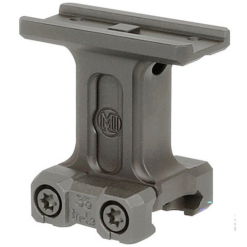 The MK2 T2 Aimpoint Mount offers precision, durability, and sleek design, featuring 4140 steel clamps, hard coat anodized aluminum, and a lifetime warranty.