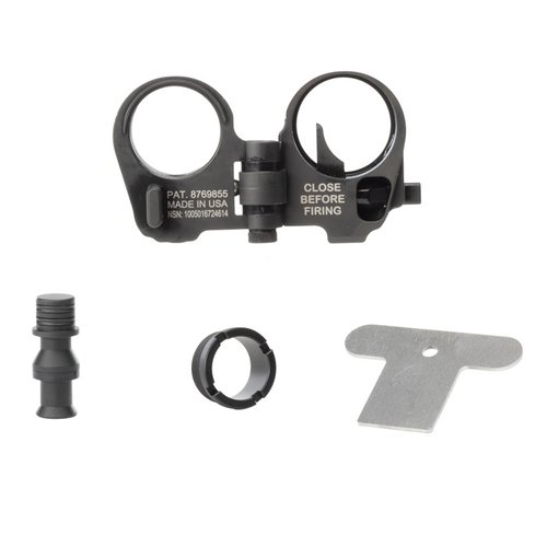 The LAW TACTICAL GEN-S AR Folding Stock Adapter is 12.5% lighter, stronger with enhanced locking features, smaller profile, and corrosion-resistant stainless steel design.