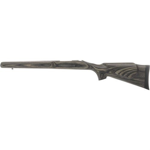 Upgrade your Remington 700 Short Action muzzleloader with this durable Laminated Camo Stock, offering strength, stability, and effective concealment for all hunting conditions.