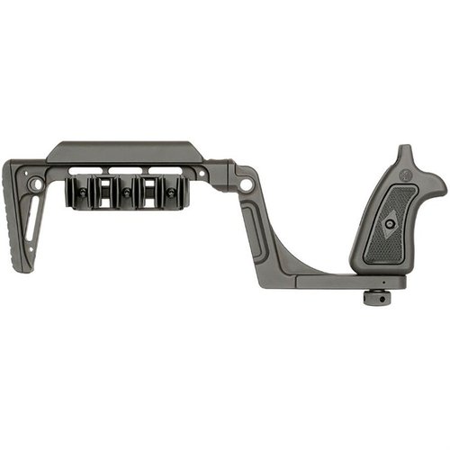 Enhance your Taurus Raging Hunter with the Bounty Hunter Stock for improved stability, comfort, and customizable configurations, all made from durable materials.