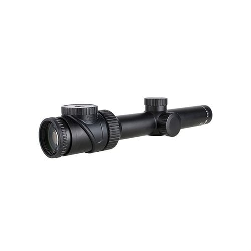 The Trijicon AccuPoint 1-8x24mm SFP scope offers true 1x to 8x magnification, battery-free illuminated reticles, and rugged durability for reliable performance.