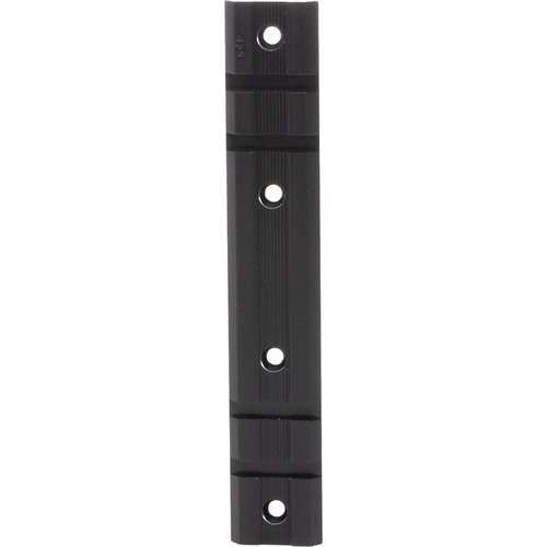 Enhance your Remington 870/11-87 Super Magnum with this durable black Picatinny scope rail, offering secure mounting for optics and repeatable zero retention.