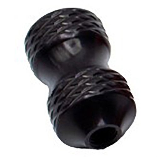 The Little Bertha Bolt Knob offers an hourglass shape for comfort, enhanced grip with diamond-shaped rivets, and fits both 5/16x24 and M6x1 threads.