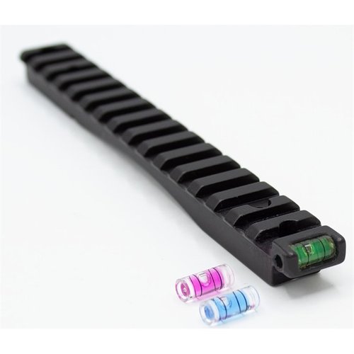 Maximise your long-range shooting with the Anarchy Outdoors Scope Base, featuring a removable bubble level, 20/30 MOA elevation, and durable 6061 aluminum construction.