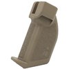 The Alpha Precision Rifle Grip offers ergonomic design, improved trigger finger spacing, anti-fatigue features, and a non-slip surface for enhanced shooting performance.