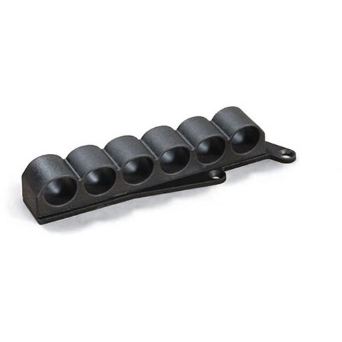 The Adaptive Tactical Shell Carrier securely holds six 12-gauge shells for rapid access, ensuring quick reloads for home defense, sport shooting, or law enforcement.