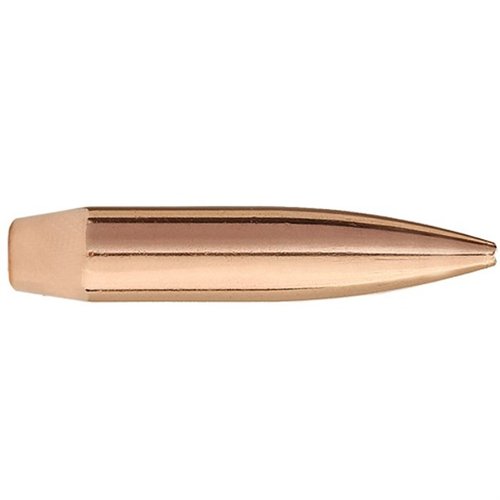 Experience unmatched accuracy with Sierra MatchKing 6.5mm 140gr HPBT bullets, featuring thin jackets, high ballistic coefficients, and boat tail design for superior performance.