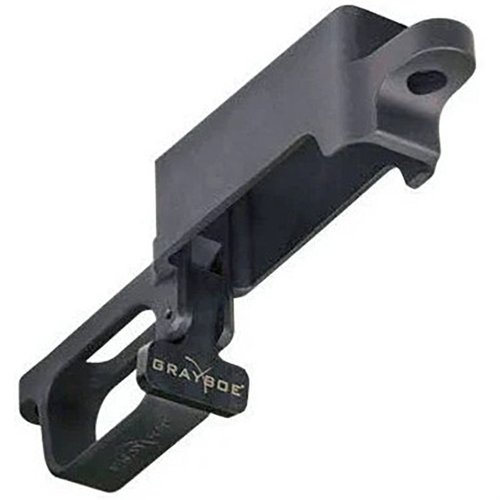 Upgrade your Remington 700 with the Grayboe TYPE 3 Detachable Box Magazine Well, featuring CNC machined aluminum, ambidextrous release, and AICS magazine compatibility.