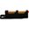 REMINGTON FIBER OPTIC SIGHT ASSEMBLY FOR VENT RIB BARRELS BLACK