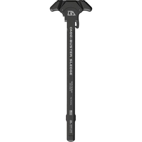 The BREEK ARMS Sledgehammer Omni-Buster Charging Handle offers ambidextrous design, gas mitigation, and robust construction for reliable performance in any scenario.