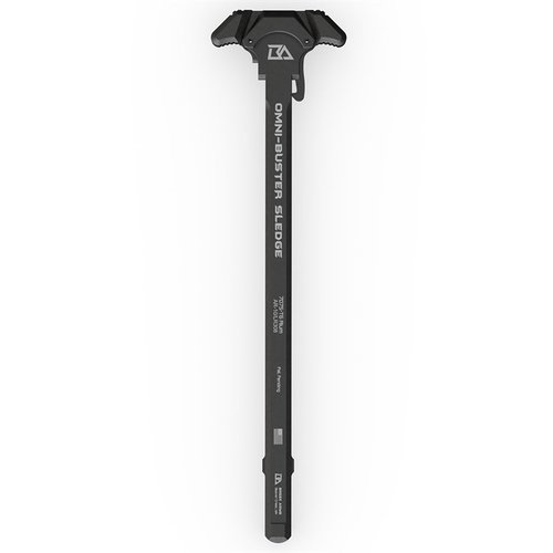 The BREEK ARMS Sledgehammer Omni-Buster Charging Handle offers ambidextrous operation, gas mitigation, and a low-profile design for reliable performance.