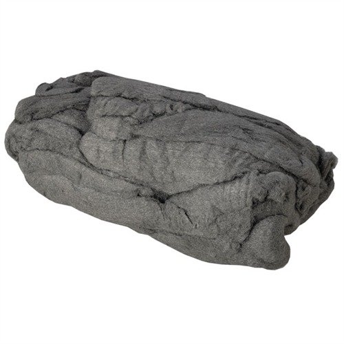 Achieve precise abrasive action with WHITE DISTRIBUTION MILD STEEL WOOL #0000 Super Fine, ideal for firearms maintenance and polishing tasks. 8 pads per pack.