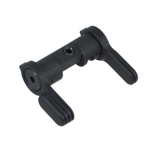 Upgrade your AR-15 with this ambidextrous safety selector for easy installation, reliable engagement, and quick trigger/safety adjustment without fitting.