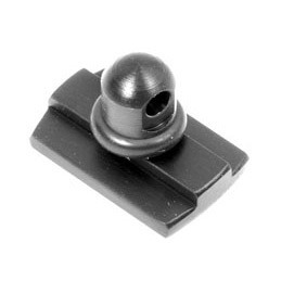 The J P Enterprises Quick Detach Stud Adapter features a durable 6061 T6 aluminum base with a hardcoat anodized finish, ensuring reliability and ease of use.