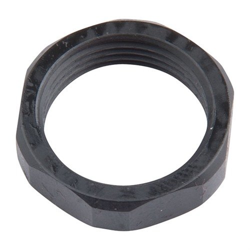 The J P ENTERPRISES AR .308 .750 Jam Nut is a durable hex nut for precise muzzle device indexing, available in steel black or stainless for 5/8-24 threads.