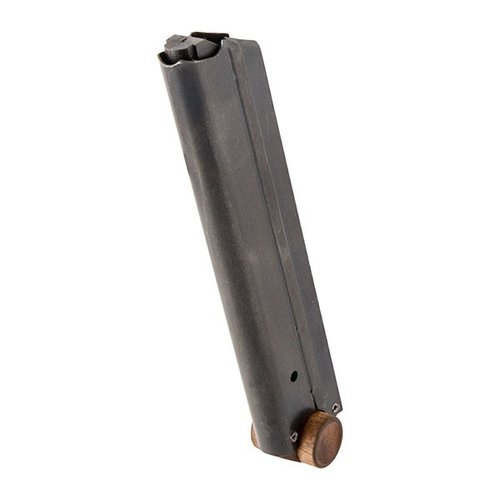 Keep your Luger .30/9mm operational with this 7-round magazine from TRIPLE-K, featuring durable steel construction, welded seams, and guaranteed reliability.