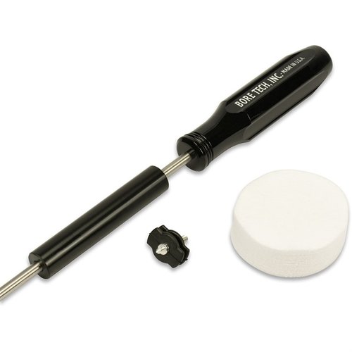 Bore Tech's Bolt Action Cleaning Kit offers innovative cleaning with a molded rubber wiper, ensuring thorough chamber and action cleaning in less time.