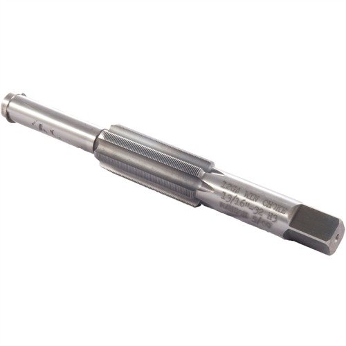 Achieve fast, accurate choke tube installations with the Manson Precision 12 Gauge Tap and reamer, featuring interchangeable pilot bushings for precision.